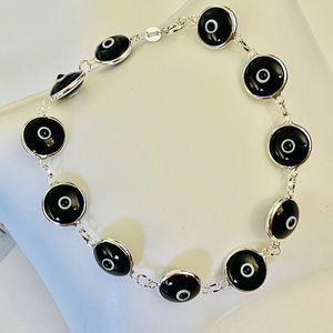 Evil eye bracelet Italian silver 925